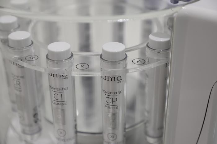 Product shelf at a RENEU outlet