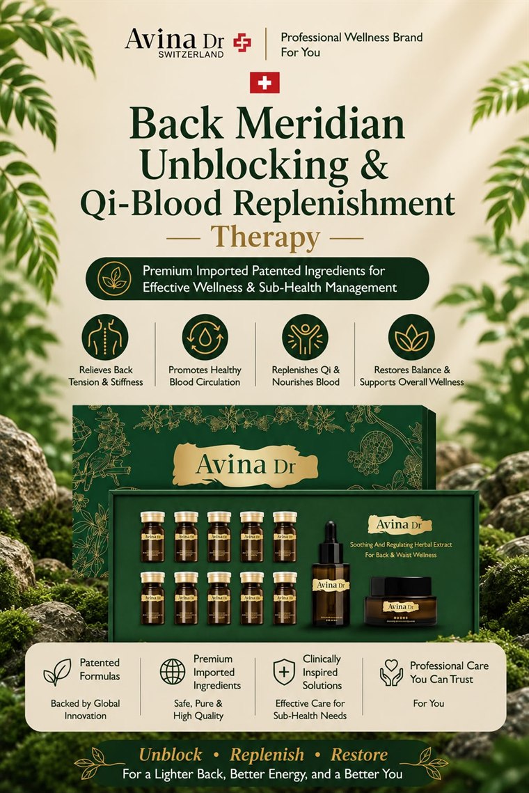 Avina Dr Back Meridian Unblocking and Qi-Blood Replenishment therapy set